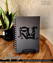 Load image into Gallery viewer, "Infinity" Handmade Blackout Journal