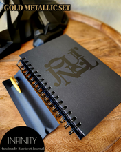 Load image into Gallery viewer, "Infinity" Handmade Blackout Journal