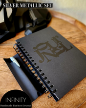 Load image into Gallery viewer, "Infinity" Handmade Blackout Journal
