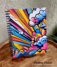 Load image into Gallery viewer, "Cartoon Comics~ Boom" Handmade Subject Notebook
