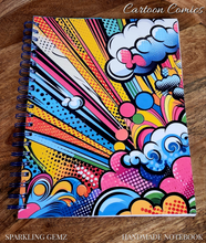 Load image into Gallery viewer, "Cartoon Comics~ Boom" Handmade Subject Notebook