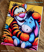 Load image into Gallery viewer, "Cartoon Characters" Handmade Subject Notebook