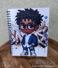 Load image into Gallery viewer, "The Cool Kids ~ Boys" Handmade Subject Notebook