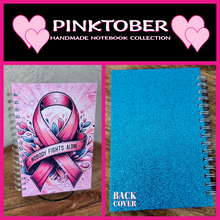 Load image into Gallery viewer, "Pinktober" Handmade Notebook