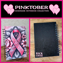Load image into Gallery viewer, "Pinktober" Handmade Notebook