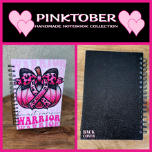 Load image into Gallery viewer, "Pinktober" Handmade Notebook