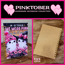 Load image into Gallery viewer, "Pinktober" Handmade Notebook