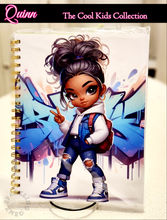 Load image into Gallery viewer, "The Cool Kids ~ Girls" Handmade Subject Notebook