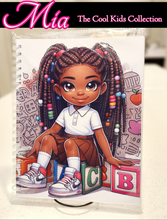 Load image into Gallery viewer, "The Cool Kids ~ Girls" Handmade Subject Notebook