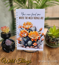 Load image into Gallery viewer, "Wild Things" Handmade Journal