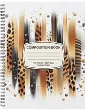 Load image into Gallery viewer, "Black & Bold" Handmade Subject Notebook