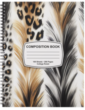 Load image into Gallery viewer, "Black & Bold" Handmade Subject Notebook