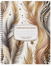 Load image into Gallery viewer, "Brown & Bold" Handmade Subject Notebook