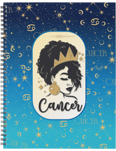 Load image into Gallery viewer, "Afro Zodiac" Handmade Subject Notebook