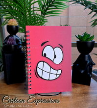 Load image into Gallery viewer, "Cartoon Expressions" Handmade Notebook