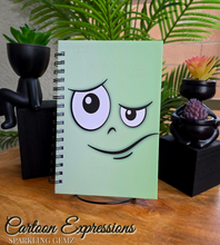 Load image into Gallery viewer, "Cartoon Expressions" Handmade Notebook