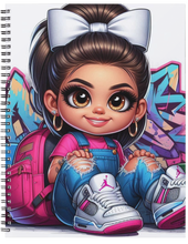 Load image into Gallery viewer, "The Cool Kids ~ Girls" Handmade Subject Notebook