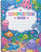 Load image into Gallery viewer, "Composition Book" Handmade Subject Notebook