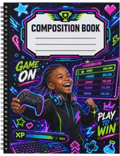 Load image into Gallery viewer, "Level Up" Handmade Subject Notebook