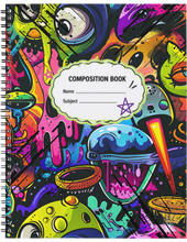 Load image into Gallery viewer, "Design District" Handmade Subject Notebook