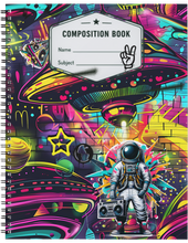 Load image into Gallery viewer, "Design District" Handmade Subject Notebook