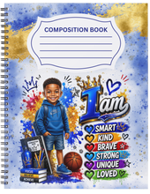 Load image into Gallery viewer, "I Am ~ Boys" Handmade Subject Notebook
