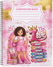 Load image into Gallery viewer, "I Am ~ Girls" Handmade Subject Notebook