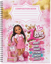 Load image into Gallery viewer, "I Am ~ Girls" Handmade Subject Notebook