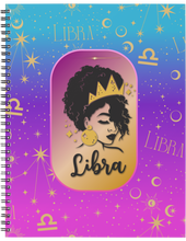 Load image into Gallery viewer, "Afro Zodiac" Handmade Subject Notebook