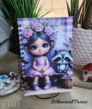 Load image into Gallery viewer, "Whimsical Fairies" Handmade Journal
