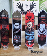 Load image into Gallery viewer, "Boogeymen" Decorative Bookmark Set