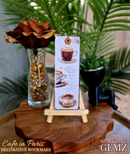 Load image into Gallery viewer, "Cafe in Paris" Decorative Bookmark