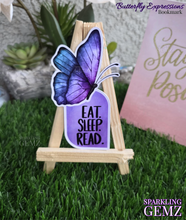 Load image into Gallery viewer, "Purple Butterfly Expressions" Decorative Bookmark