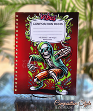 Load image into Gallery viewer, "Composition Style ~ Graffiti Vibes" Handmade Subject Notebook