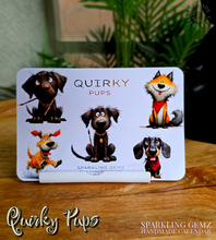 Load image into Gallery viewer, "Quirky Pups" Handmade Desk Calendar