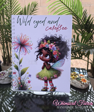 Load image into Gallery viewer, "Whimsical Fairy Love" Handmade Subject Notebook