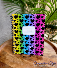 Load image into Gallery viewer, "Composition Style ~ Chic" Handmade Subject Notebook