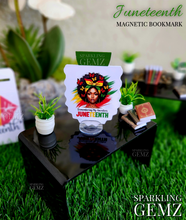 Load image into Gallery viewer, "Juneteenth" Magnetic Bookmark
