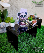 Load image into Gallery viewer, "Panda" Magnetic Bookmark
