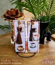 Load image into Gallery viewer, "Cafe in Paris" Decorative Bookmark Set
