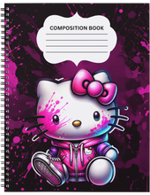Load image into Gallery viewer, "Hello Kitty" Handmade Subject Notebook