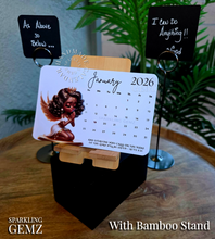 Load image into Gallery viewer, "Praying Cuties" Handmade Desk Calendar