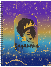Load image into Gallery viewer, "Afro Zodiac" Handmade Subject Notebook