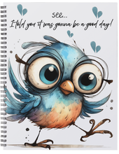 Load image into Gallery viewer, "Funny Birds" Handmade Subject Notebook
