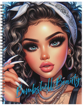 Load image into Gallery viewer, "Bombshell Beauty" Handmade Subject Notebook