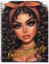 Load image into Gallery viewer, "Bombshell Beauty" Handmade Subject Notebook
