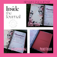 Load image into Gallery viewer, "Remembrance" Handmade Journal