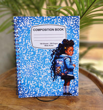Load image into Gallery viewer, "Composition Style ~ Girls" Handmade Subject Notebook
