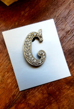 Load image into Gallery viewer, "Rhinestone Letter" Faux Flower Pen