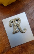 Load image into Gallery viewer, "Rhinestone Letter" Faux Flower Pen